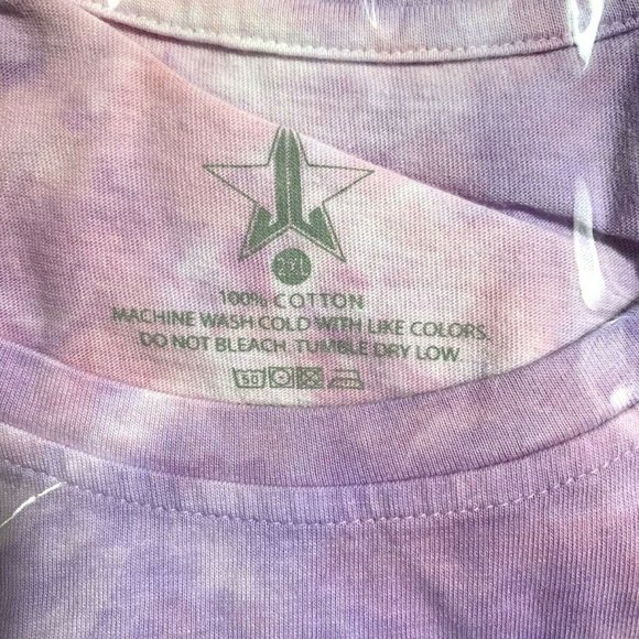 ⭐️SUMMER SALE⭐️ JEFFREE STAR Purple Tie Dye Tank Top Shirt - Size 2XL New in Pkg - Picture 6 of 10
